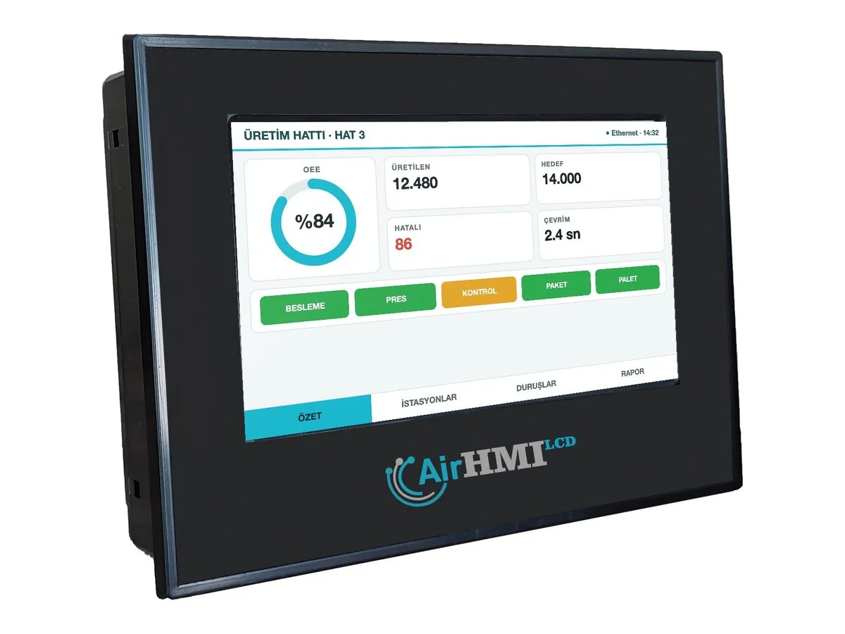 AirHMI Panel PC 7" Ethernetli Kapasitif